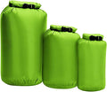 Waterproof Dry Bag 8L/40L/70L 3-Pack Dry Sack Lightweight Outdoor Dry Bags Travel Duffel Bags Roll Top Sack for Kayaking Boating Swimming Camping Hiking Fishing