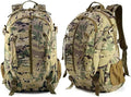 30LTactical Men Backpacks Military Backpack Rucksack Waterproof Outdoor Hiking Camping Hunting Bag (CP)