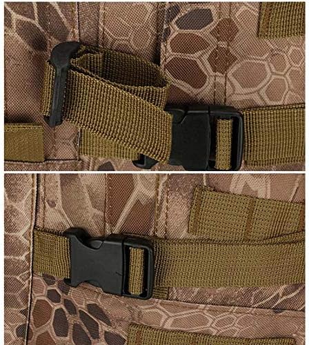 Outdoor Sports Pack Hiking Bag Tactical Rucksack Camo Knapsack Combat Camouflage Tactical 30L Molle 3D Backpack - DW
