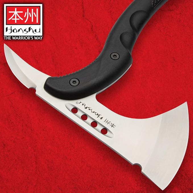 Honshu Karito Tomahawk Axe | Savage Blend of Tradition and Innovation | Premium Leather Sheath