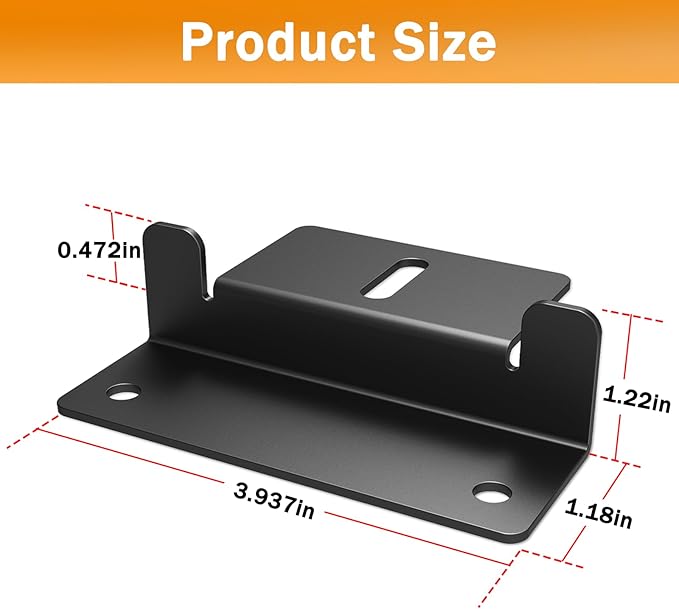 16 PCS Solar Panel Mounting Z BracketsLightweight Aluminum Solar Panel Mounting Brackets for RVs Trailers Boats Vans Campers