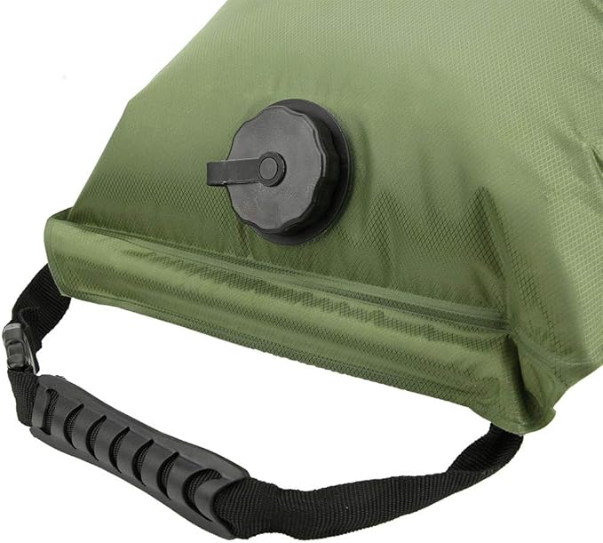 Shower Bag for Camping Camping Shower Kit Solar Shower Bag Outdoor Portable Shower 5 Gallons/20L Solar Heating Hot Water Shower Bag for Camping Hiking Beach Traveling