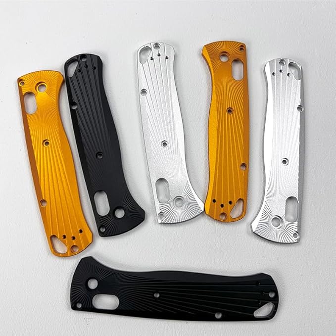 1 Pair Non-Slip Scales Fits for Bugout 535 CNC Aluminum Alloy Handle Replacement