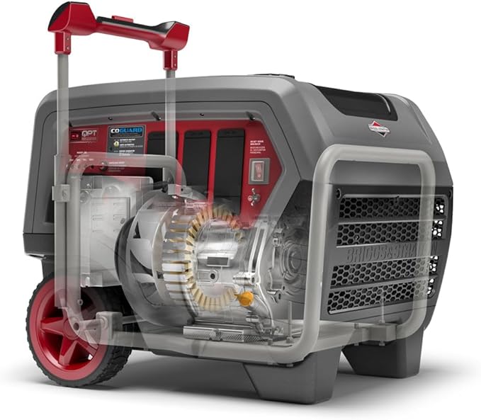 Briggs and Straton 6500W Portable Generator Outdoor Electric Start