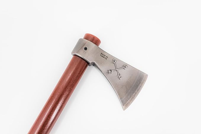 Throwing Axe Carbon Steel Beech Handle - Perfect for Competition &amp Recreation (1 Pack)