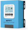 JIRI 60 amp Mppt Solar Charge Controller 12V/24V/36V/48v/60V/96VDC Auto System Voltage Max. PV 240VSolar Panel Controller for Lifepo4/Lithium /Gel/ Rv Battery (60A)