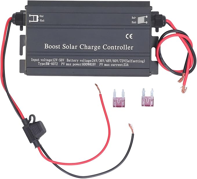MPPT Solar Charge Controller Electric Vehicle Voltage Regulator 24V 36V 48V 60V 72V - High Efficiency Real Time Display Multi Battery Compatibility