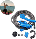 12v Portable Camping Shower Electric Pump Power Cable Hose Car Tree Hanging for Outdoor Indoor Use Pet Washing