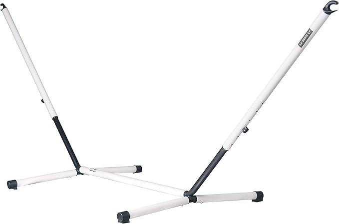 LA Siesta Nautico Cool Grey - Powder Coated Steel Hammock Stand for Double Hammocks
