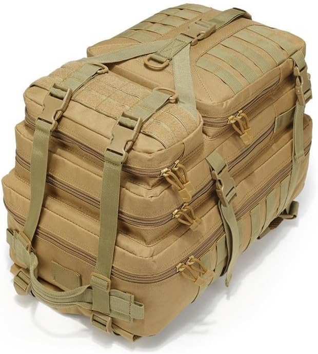 Tactical Backpack Military Molle Hiking Sports camping picnic mountaineering camouflage black