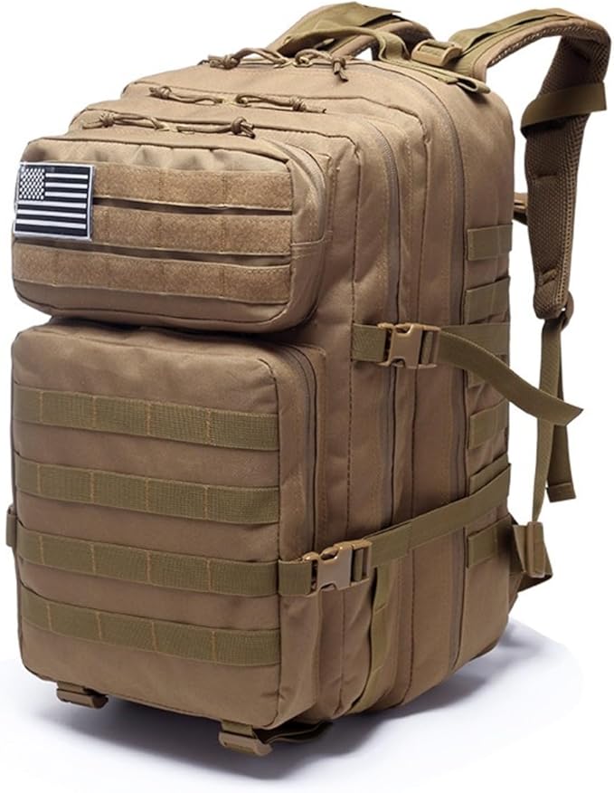 Outdoor sports large capacity backpack camping hiking 3P tactical waterproof mountaineering multifunctional computer