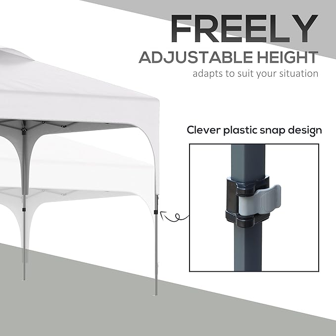Pop-Up Canopy Tent - White