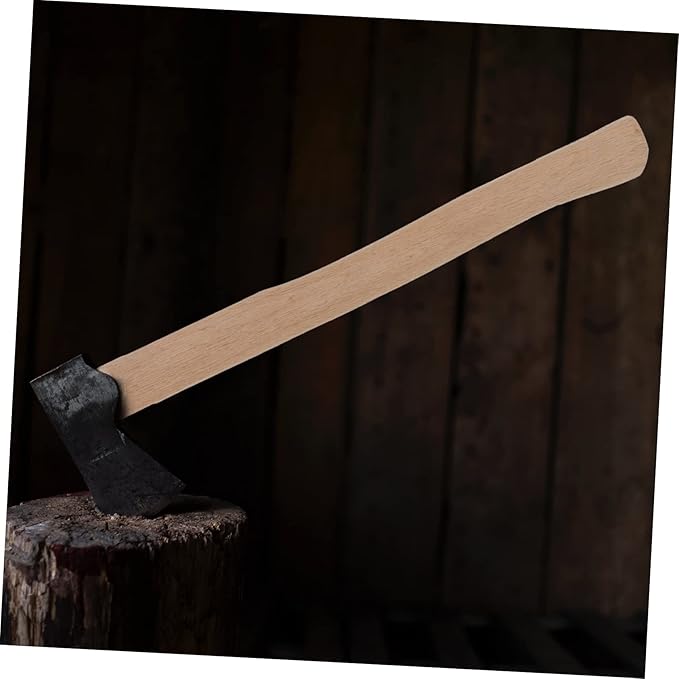 Wooden Axe Handle Replacement Durable Grip for Hatchet Easy to Install Comfortable Ergonomic Design for Outdoor Chopping and Woodworking Tasks