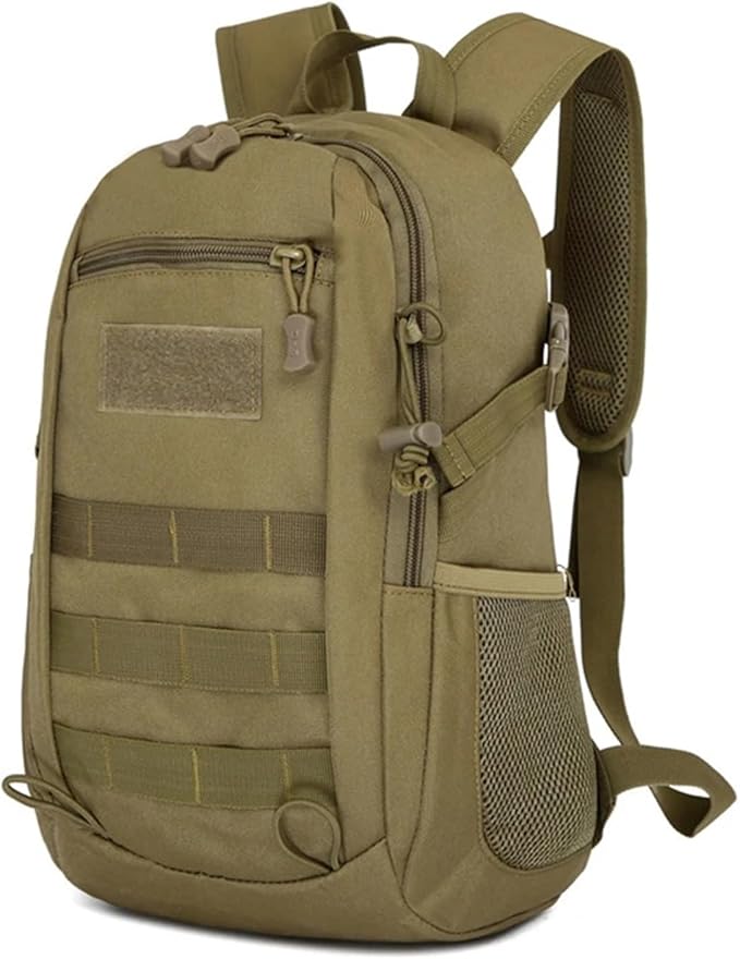 Compatible For Outdoor sports travel backpack camping fishing and hunting men's 15L waterproof tactical(CP)