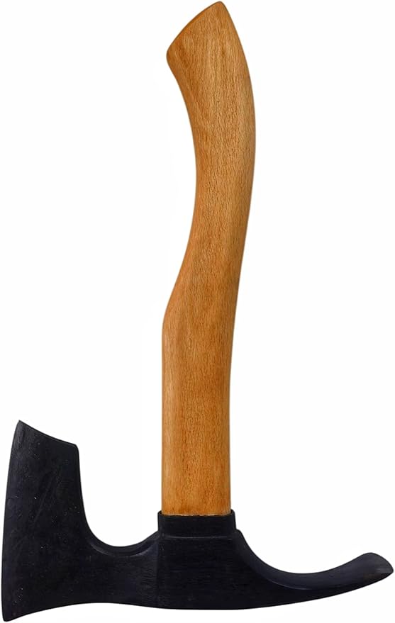 Bearded Hatchet Combo Axe with Adze Blade Bushcraft - Ergonomic Handle