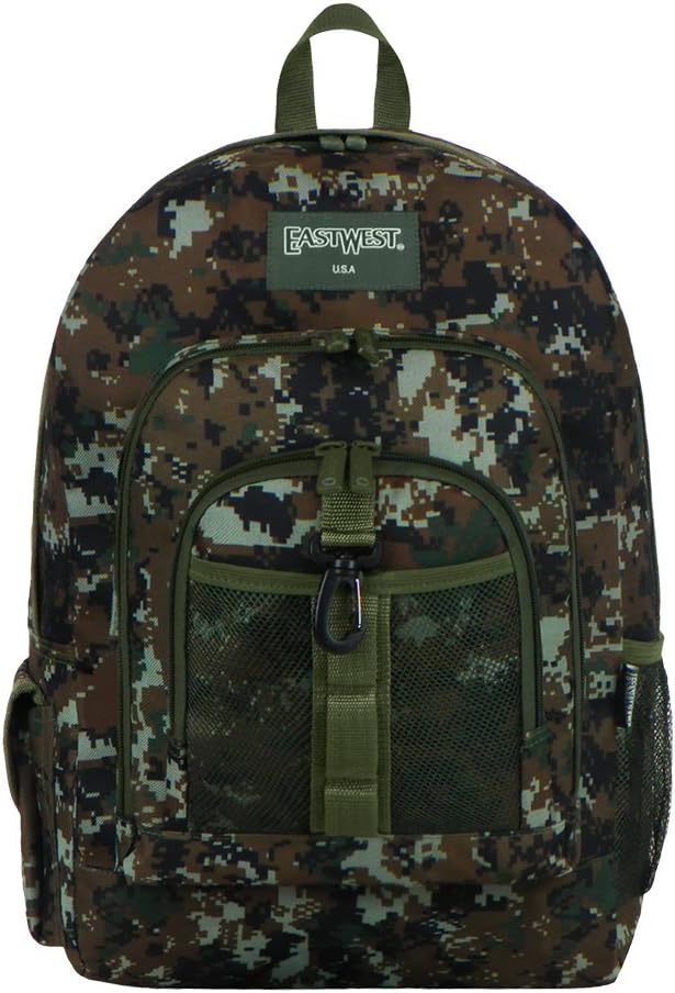 East West U.S.A BC104 Digital Camouflage Military Sports Backpack