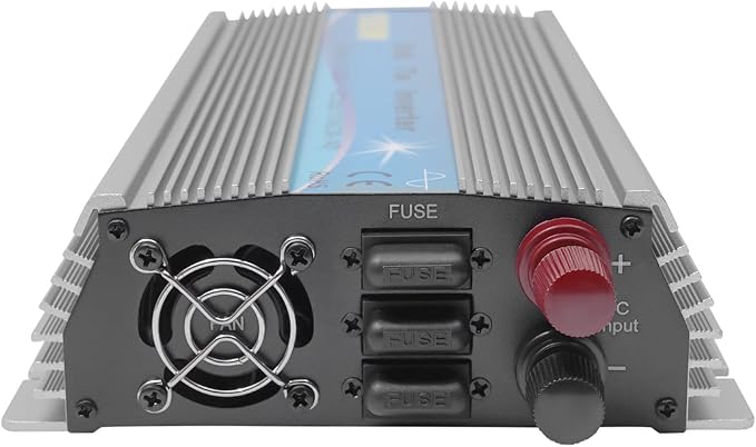 1000W Grid Tie Inverter MPPT Pure Sine Wave 22-50VDC Solar Input AC90-140V Output Solar Inverter for 12V Solar Panel