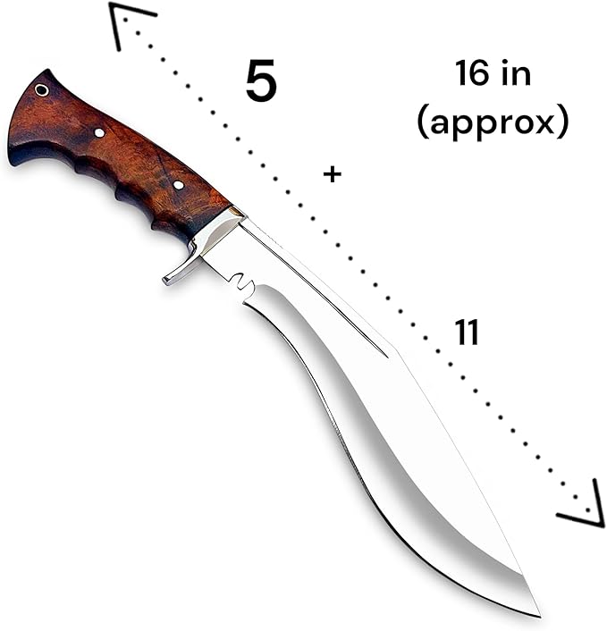 Poshland Fixed Blade Hunting Knife. Sturdy knife to last long fully hand-made with sheath included has been designed for exceptional performance - Survival Camping Tactical and Outdoor Knife