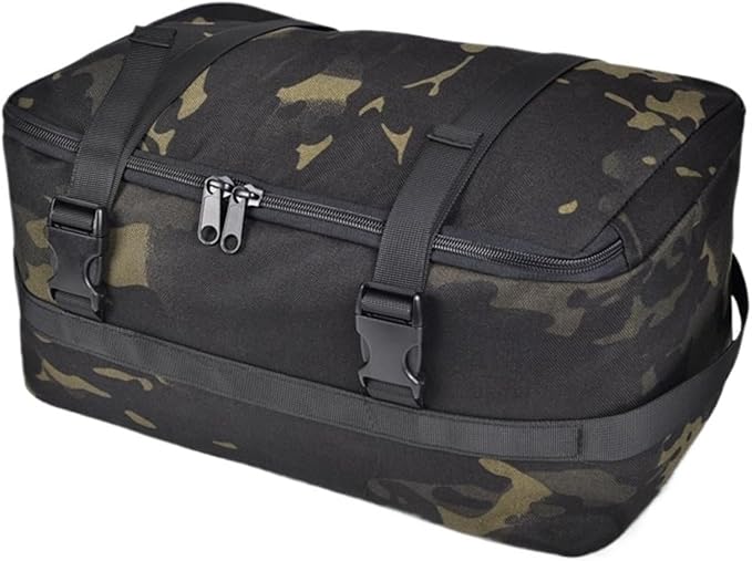 XMKT TacticalShoes Storage Bag Camping Cyling Organizer Outdoor Hiking Picnic Bags Stove Carry Pack Portable Sorting Mounting Pouch(BK CP)