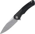 Petrified fish PF838 3.74 D2 steel folding knife outdoor tactical pocket knives G10 handle camping hunting Cutter EDC tool (White Stonewash White Stonewash)