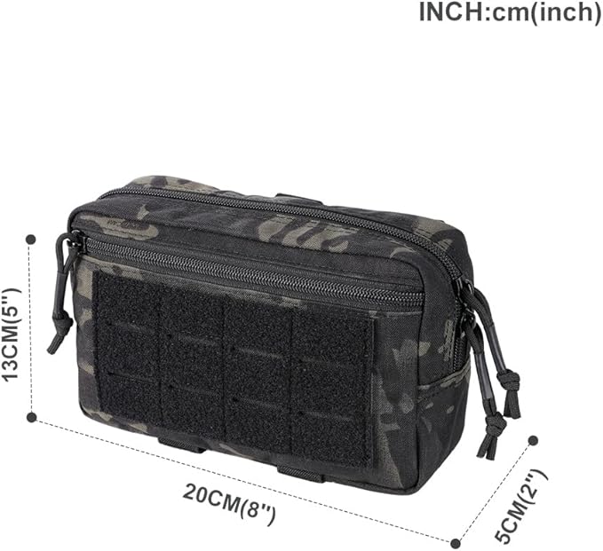 EXCELLENT ELITE SPANKER Tactical Molle Admin Pouch for Tactical Vest Chest Waist Pack Utility Tool Pouch Tactical EDC Bag