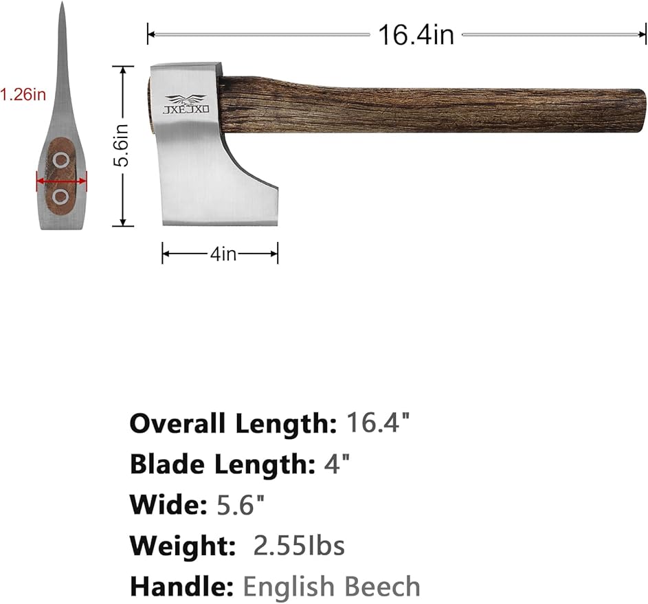 The Woopecker- 2Pack Professional Throwing Axe for Axe Throwing Competitions 1.58Lbs Head with 16.4 Handle