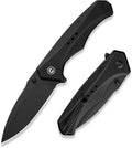 CIVIVI Photonix EDC Pocket Knife Folding Knife with 3.7 14C28N Blade G10 Handle with Pocket Clip for Men Women Camping Hiking Fishing Knife C23081B-1 Black
