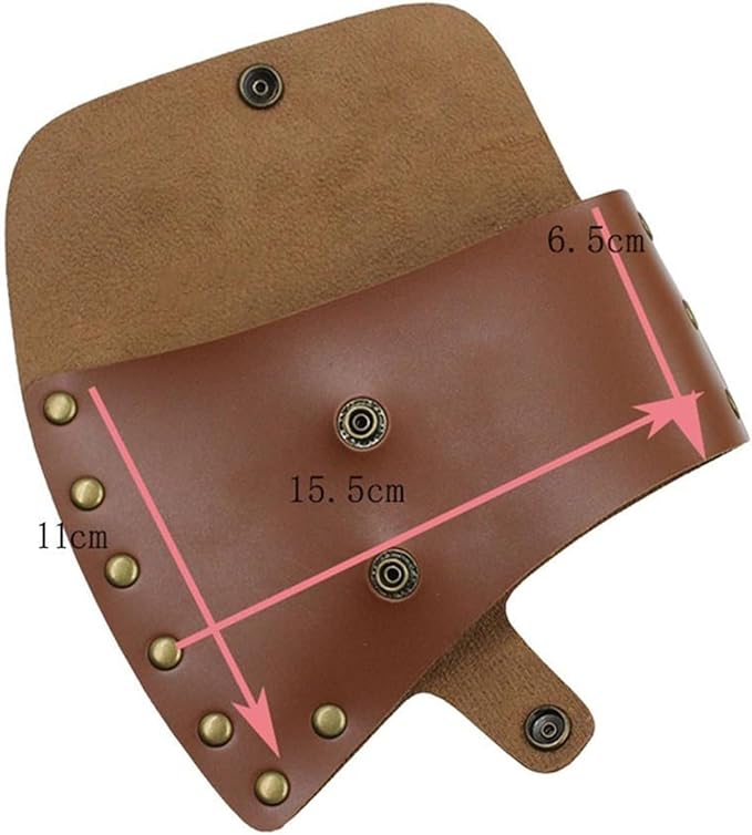 Axe Holster Case Hatchet Sheath Axe Protector Camping Blade Cover Axe PU Leather Protection Covers for Outdoor Camping Blade Protection