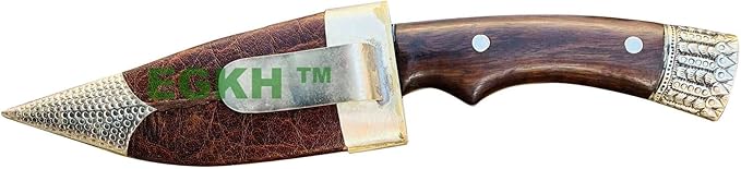 Kukri Factory Outlet - 5 Custom Handmade Hunting Knife - Full Tang Pocket Khukuri Knife Camping Tactical Outdoor Survival Tool