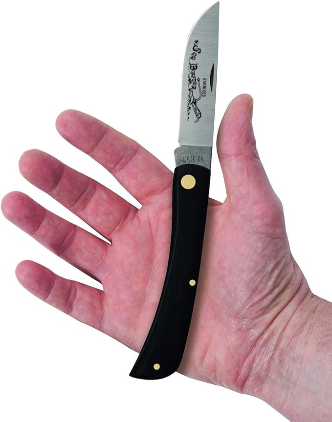 Case Sod Buster Pocket Knives Jet-Black Medium