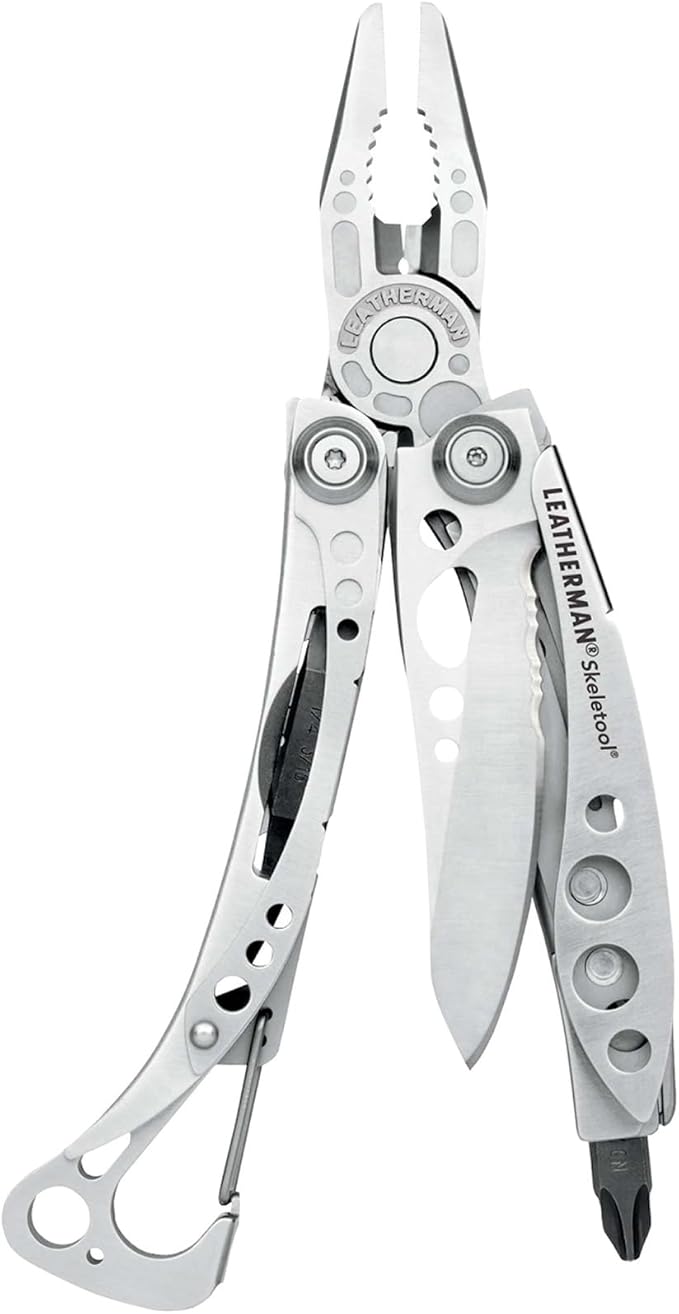LEATHERMAN Skeletool 7-in-1 Lightweight Minimalist Multi-tool for Everyday Carry (EDC) Home Garden &amp Outdoors Stainless Steel