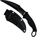 BATTLBOX Doug Marcaida Designs K-TAC Fixed Blade Karambit 3.15in D2 Steel Curved Blade Finger Ring Handle Multi-Position Sheath EDC Camping Hiking Outdoors