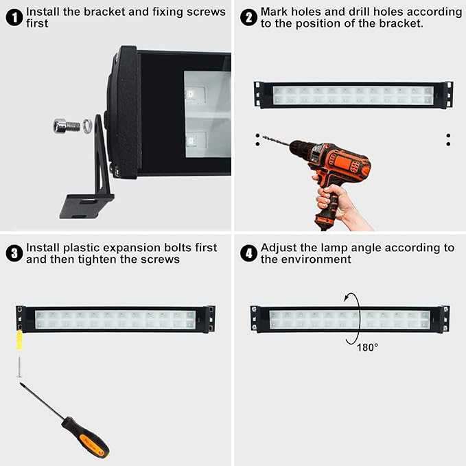50W RGB Wall Washer Light RGB Light Bar LED Smart Wall Lights with Remote Control Waterproof IP66 Dimmable LED Flood Light Bar Indoor Lights for Building Stage Wedding Party