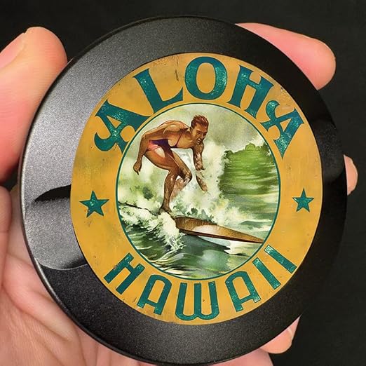 Metal Zyn Container - Metal Zyn Holder - Zyn Metal Can - Metal Container for Zyn Holder - Metal Zyn Pouch Cans - Smell Proof Container for Zyn - Metal Zyn Pouch - Aloha Hawaii Surfing