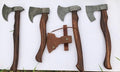 Custom Hand Forged Damascus Steel Axe 4 Hatchet Survival Axe Camping Axe - Bushcraft Axe - Wood Axe - Battle Axe - Damascus Steel Axe - Viking Axe with Sheath