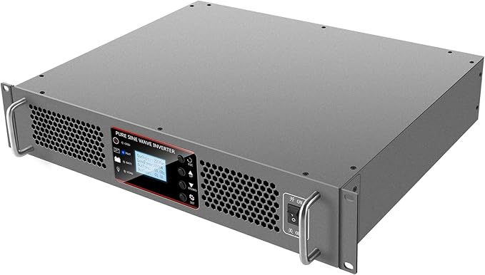 Xijia3000VA 2400W(Peak 4800W) 19 Rack Mount Inverter 3000VA DC 48V to AC 120V 60HZ Solar Converter for Home Use car [DC48V (Range 40V-60V) 3000VA]