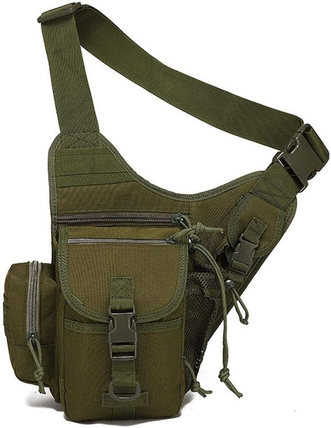 Outdoor Sports Hiking Sling Bag Shoulder Gear Pack Chest Range Bag Molle Camouflage Tactical Versipack