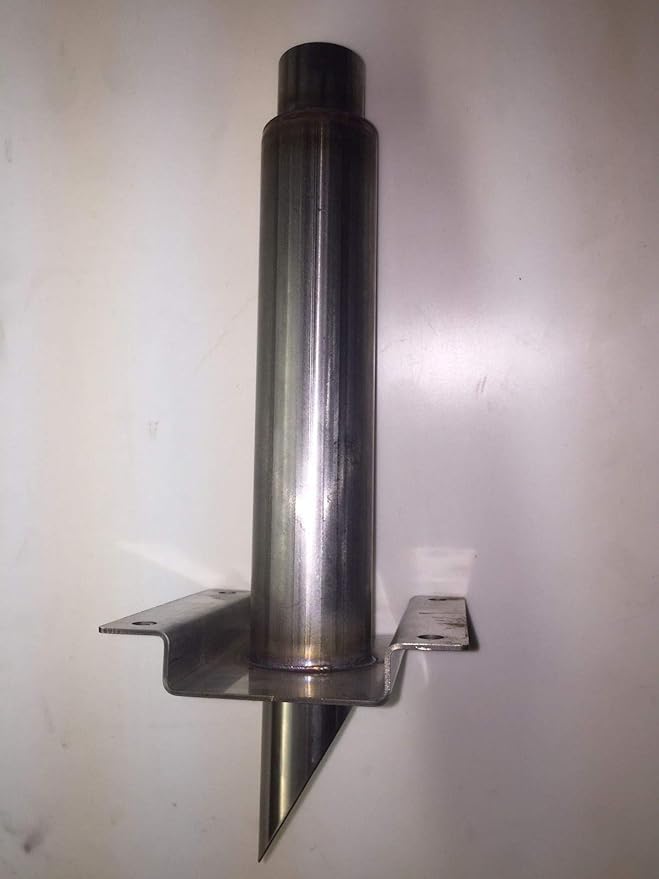 GenExhaust Universal Generator Exhaust System Double Layer Wall Attachment for 1-1/2 ID Steel tubing
