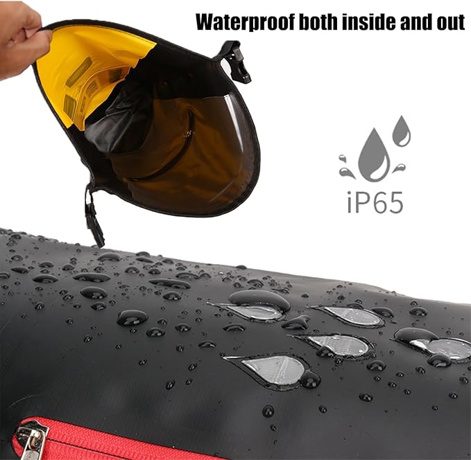 Dry Bags Waterproof Backpack for Women Men 25L Roll Top Floating Bag for Kayaking Hiking Fishing Camping Beach (Yellow)