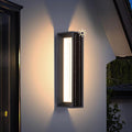 20.5 Solar Wall Lights Outdoor Waterproof 1 Pack Solar Wall Sconces Lights Outdoor 3000K LED Modern Porch Light Front Door Light Fixture Dusk to Dawn Large Exterior Garage Light for House