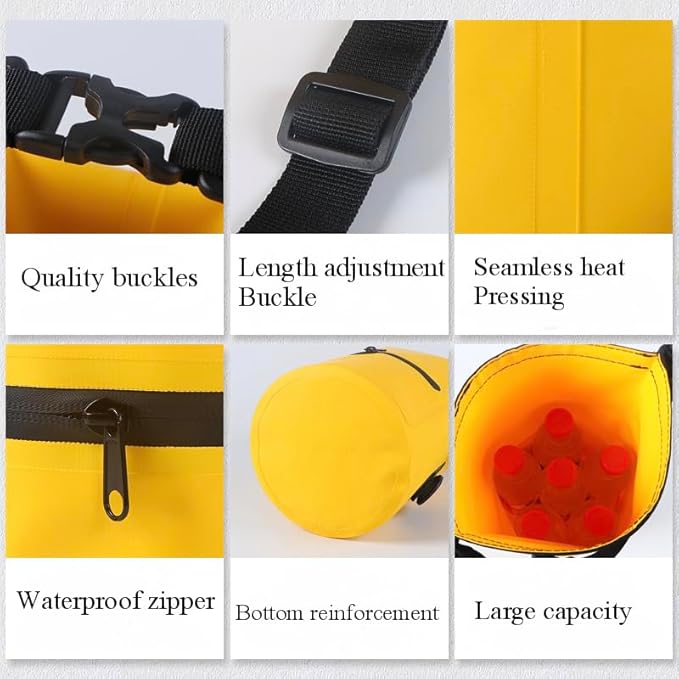 Outdoor waterproof bag there are 5L-40L five specifications with zipper roll dry bag suitable for swimming beach surfing camping and other outdoor sports (Grey 40L)