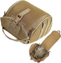 Tactical Helmet Padded Storage Bag 6L Expandable MOLLE Pouch Waterproof with Anti-Scratch Lining Multi-Purpose