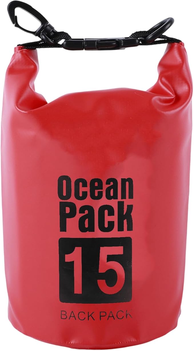 Adventure Dry Bag With Rope Closure Design Practical PVC Meshes Storage Outdoor Shoulder Bags For Sports Equipment Practical Dry With PVC Mesh Fabric