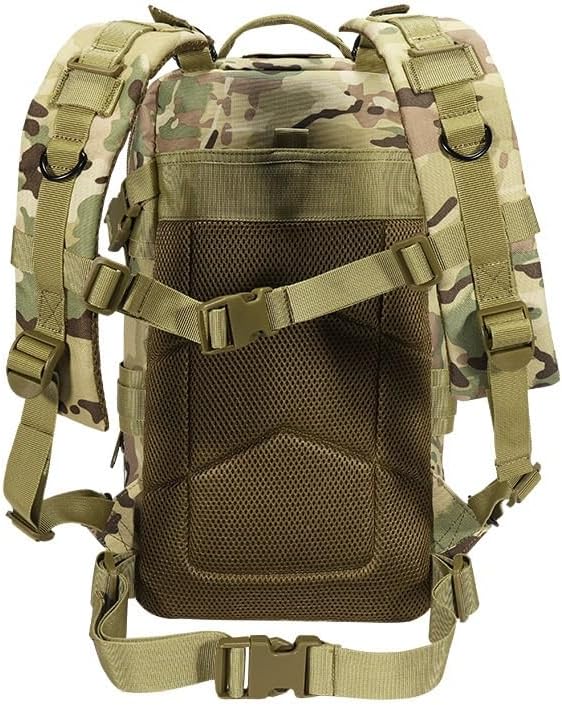 Tactical Backpack Military Molle Hiking 30L Tactical Outdoor Mountaineering Trekking Attack Black Camouflage