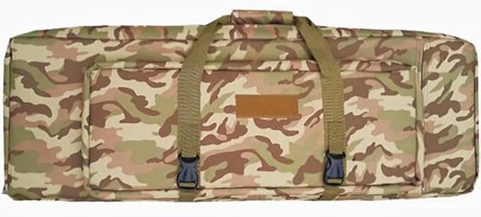 24 28 33 35 39 43 47 Soft Double Rifle Bag Long Rifle Bag for Hunting Shooting Range Firearm Transportation Transportation and Hunting Shooting Range Rifle Backpack(CP35in/90cm)