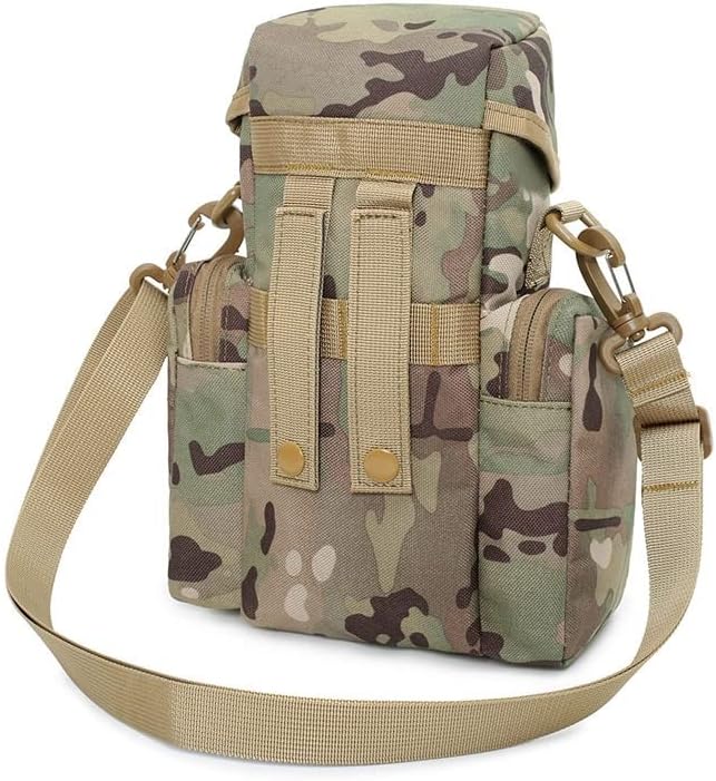 Outdoor Sports Hiking Bag Tactical Assault Combat Camouflage Tactical Molle Pack Water Bottle Pouch