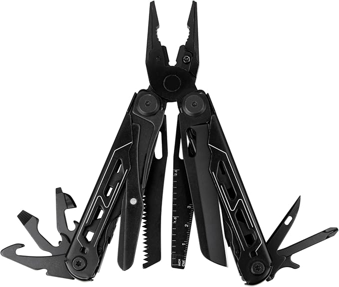 Multitool 28 in 1 Multi Tool Pliers with Pocket Knife Bottle Opener Saw EDC for Survival Camping Hunting and Hiking