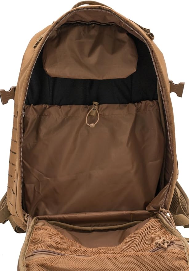 LAPG Atlas 12 Hour Tactical Backpack for Men &amp Women Survival Gear Bag Large Hiking Camping Bug Out Backpack Coyote