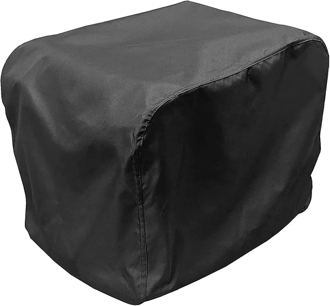 Generator Cover Waterproof Heavy Duty Thicken 600D Polyester with Elastic Drawstring Weather/UV Resistant Generator Cover for Universal Portable Generators 6000-11000 Watt (30''L x 30''W x 26''H)