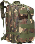 Outdoor Sports Pack Hiking Bag Tactical Rucksack Camo Knapsack Combat Camouflage Molle Upgraded Tactical 40L 3P Backpack - WL